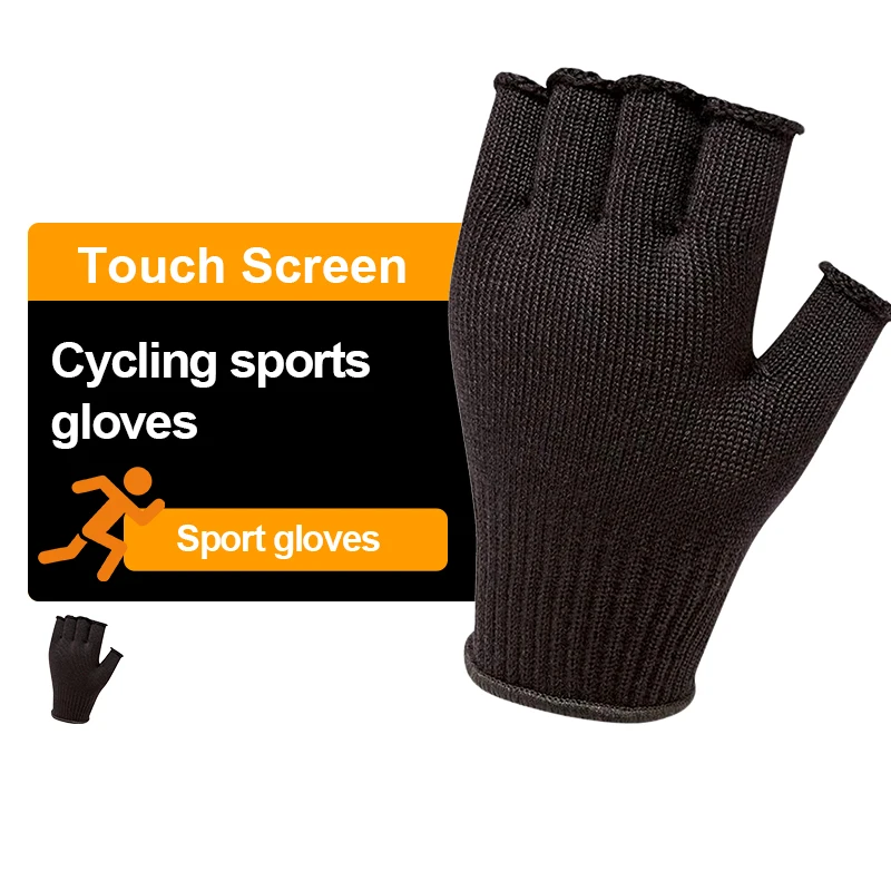 HSD Good Quality Custom durable Fingerless Mens Womens Shock Absorbing Bike Gloves Cycling Bicycle Balance Gloves Manufacturer