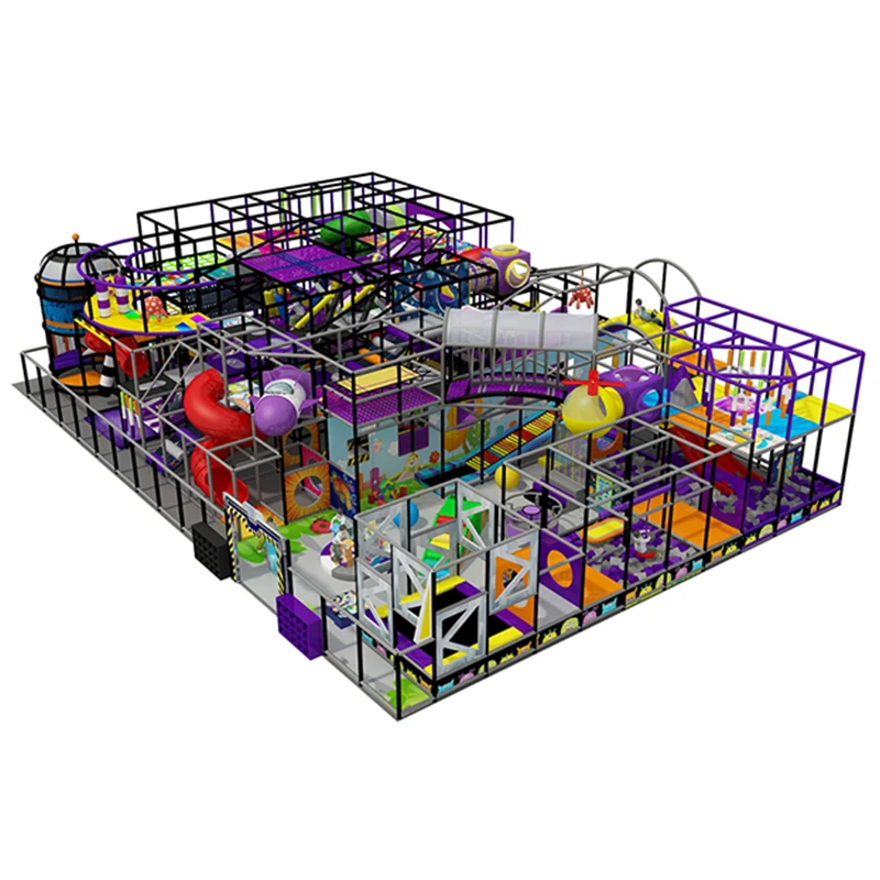 Multi-functional Indoor Playground Equipment Trampoline Adventure Park for Children and Adults Supplier Manufacturer Customized