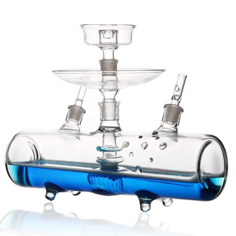 HOOKAH MP5 tube glass hookah shisha with tray metal charcoal holder metal hose set high quality chicha for narguile