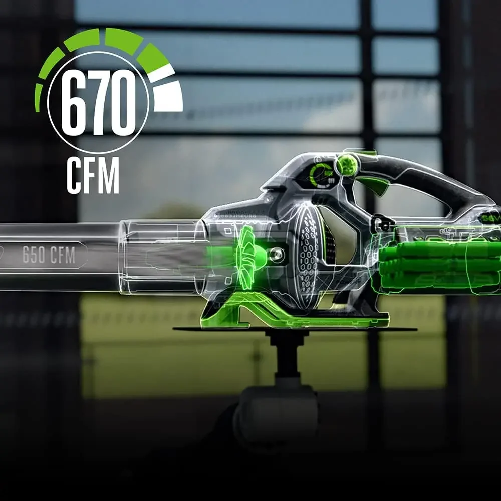 LB7654 765 CFM Variable-Speed 56-Volt Lithium-ion Cordless Leaf Blower with Shoulder Strap, 5.0Ah Battery and Charger Included