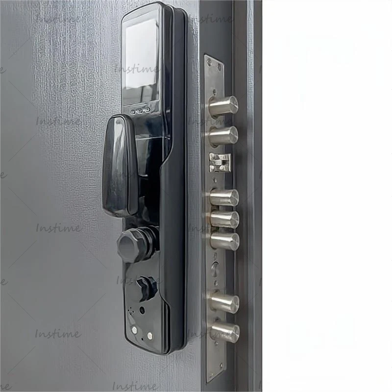 Instime Manufacture Exterior Security Steel Metal Safe Door Room Home Security steel Door Fireproof Soundproof Anti-Theft