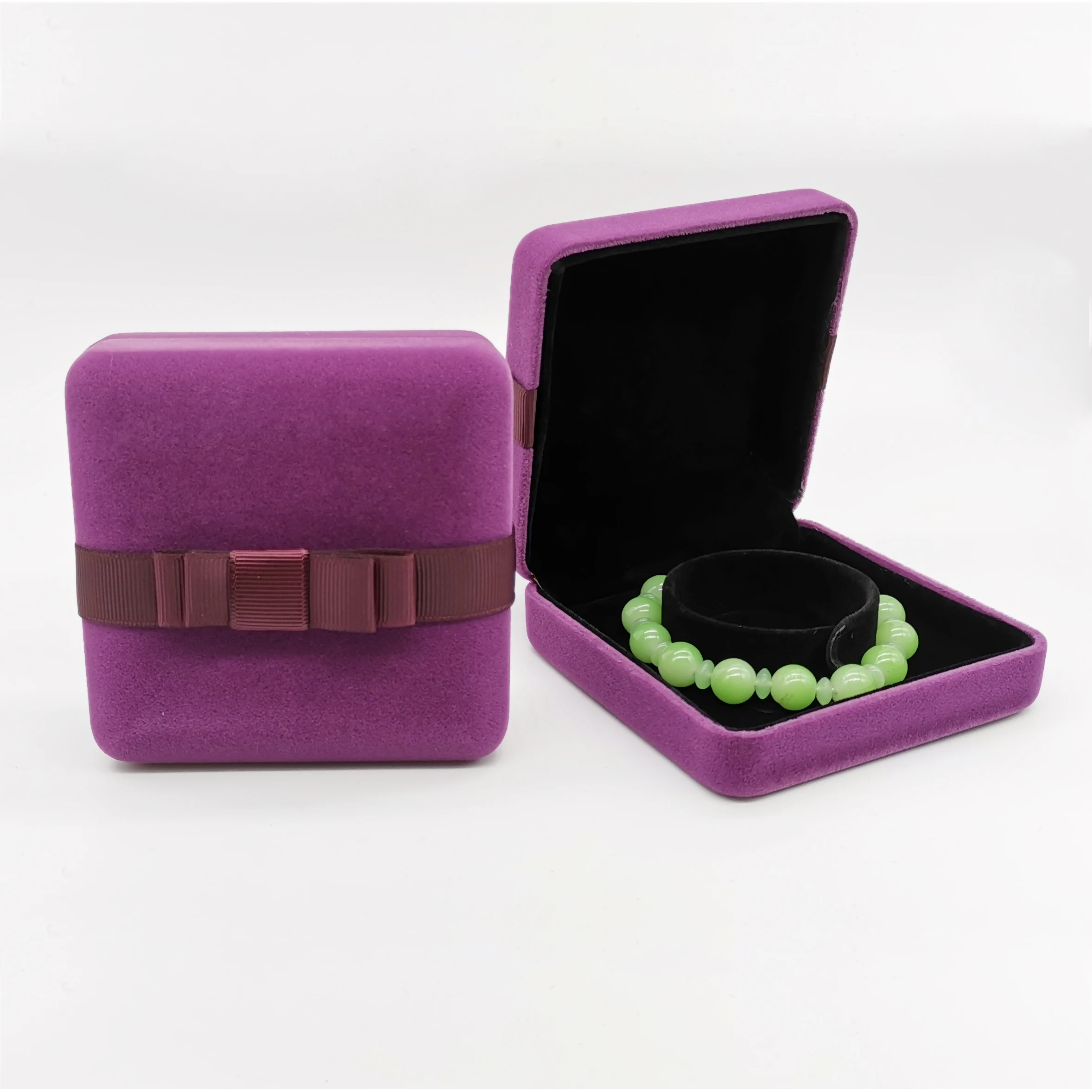 Custom Logo High-End Velvet Small Jewelry Metal Box For Jewelry Luxury