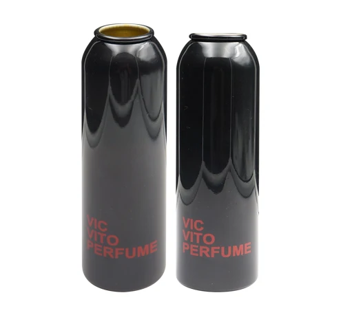 
Factory wholesale mini aluminium aerosol can aluminium spray bottle with valves air fresh bottle uv coating surface 