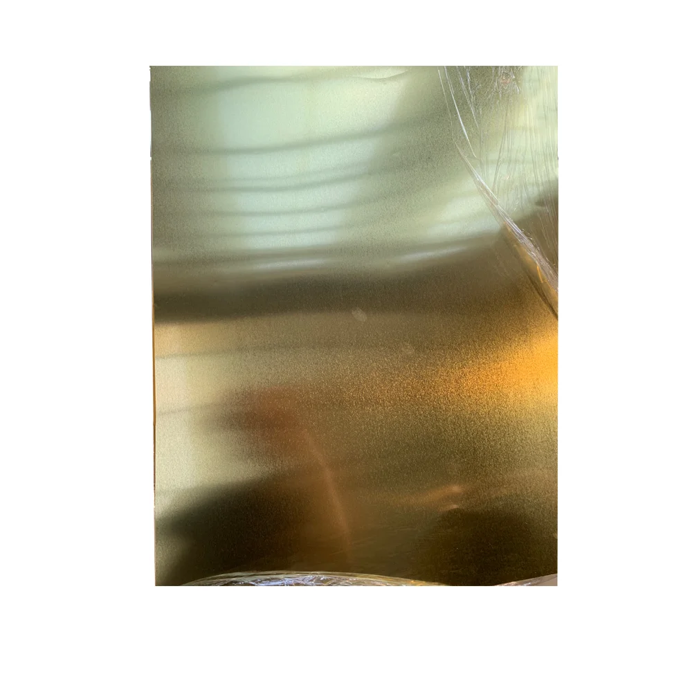 Gold Printing Surface 2.8/2.8 5.6/2.8 T2 T2.5 T3 Tin Coating Electrolytic Tinplate Sheet in coil