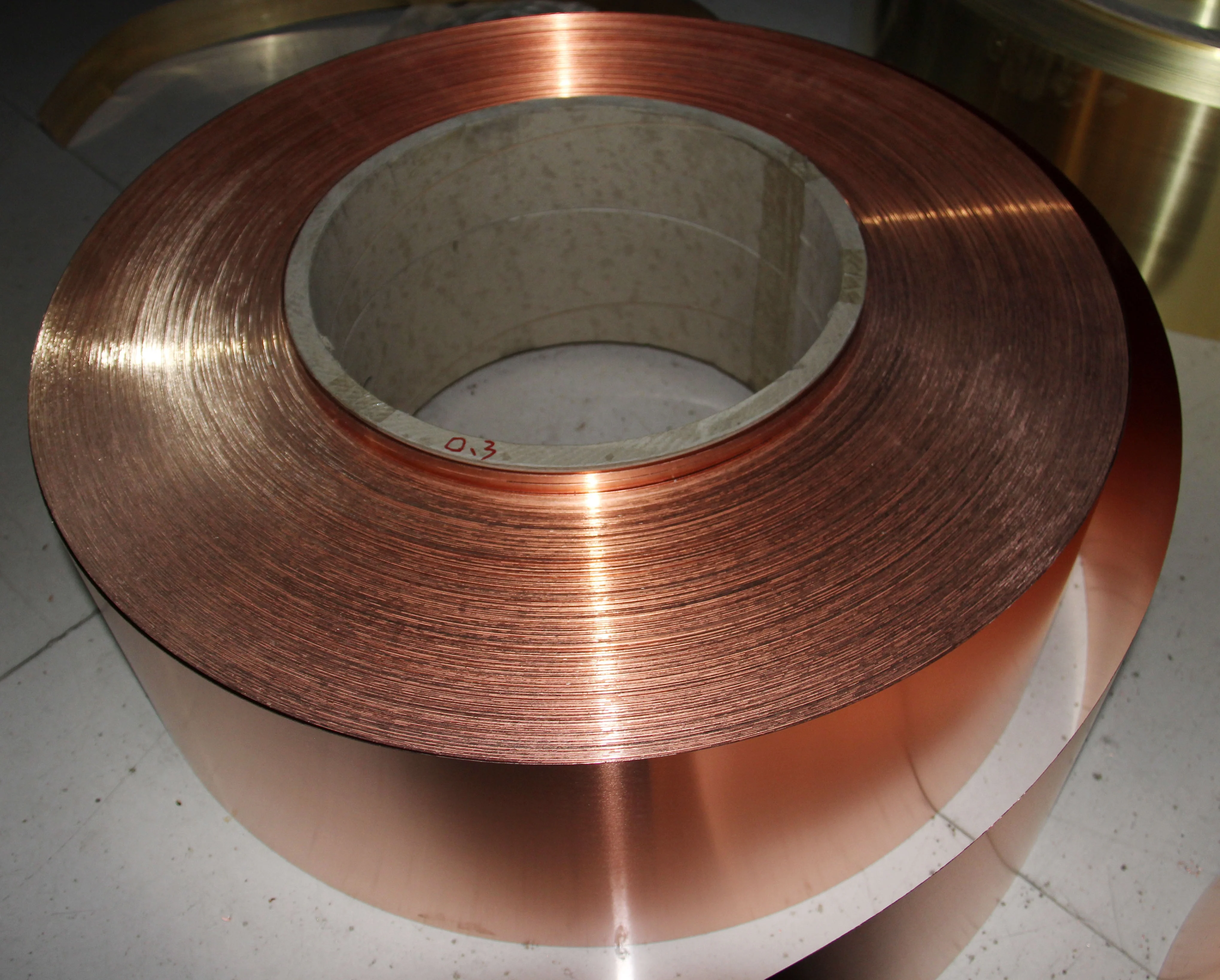 Pure Copper Foil Copper strip coil C10200 C11000 C12200 Cu-FRHC Cu-FRTP