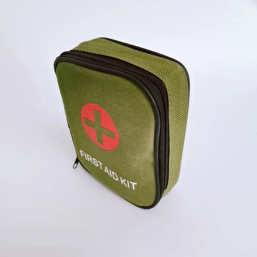 New arrive mini military first aid kit Green Wound Nursing Bags with dressing for outdoor,sports,training
