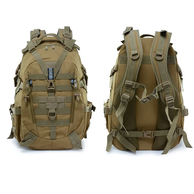 Tactical Large 3 Day Assault Pack Molle Backpacks New Designer Sports Fitness Hiking Cycling Polyester Zipper & Hasp Soft Handle