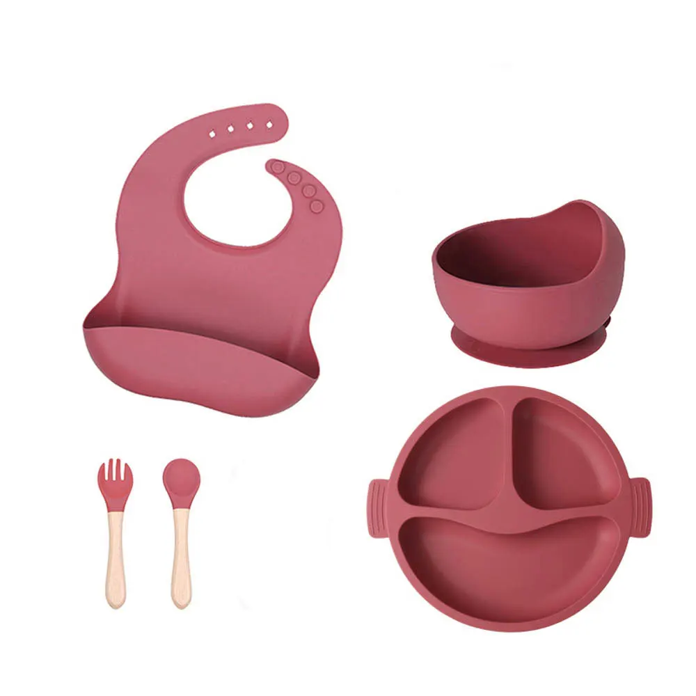 Mess Proof Baby Bib Silicone Cup With logo Plate