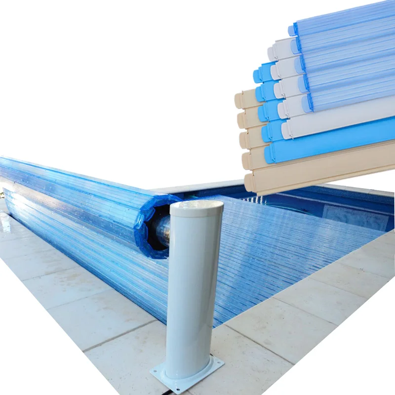 POOLMAX Жесткий PC slat выдвижной защитный чехол для бассейна алюминиевый автоматический ПВХ