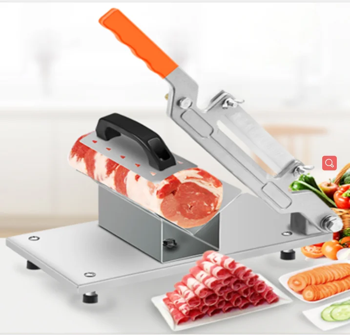 Manual home easy use bread cheese slice cutting machine meat lamb hand cutter