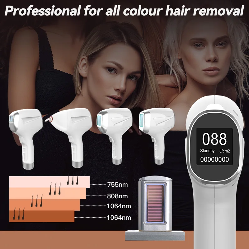 OEM ODM Professional CE Alexandrite Laser Hair Removal Cheapest 4 Wave Diode Laser 755 808 1064 Hair Removal Machine