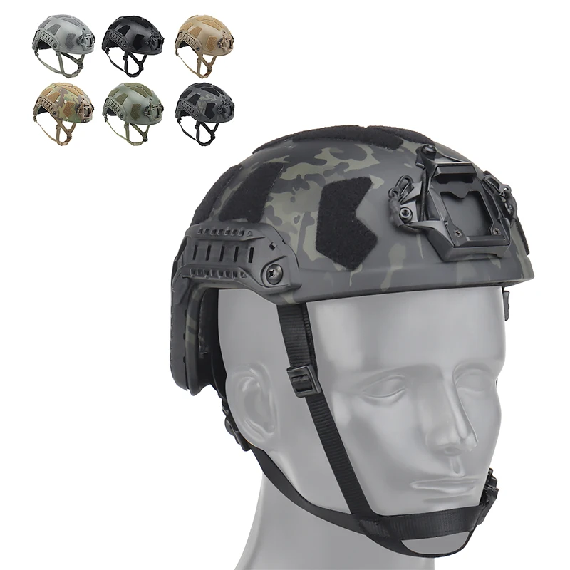 SIVI new HL-32 FAST Full Protection Ultra-high Cut Helmet Military Combat Helmet With Earphone Headband Groove