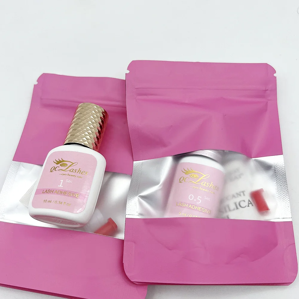 Customize Logo 0.3-0.5S Long Lasting Waterproof/Oil Proof PMMA Free Eyelash Extension Glue Adhesive for Eyelashes & Tools