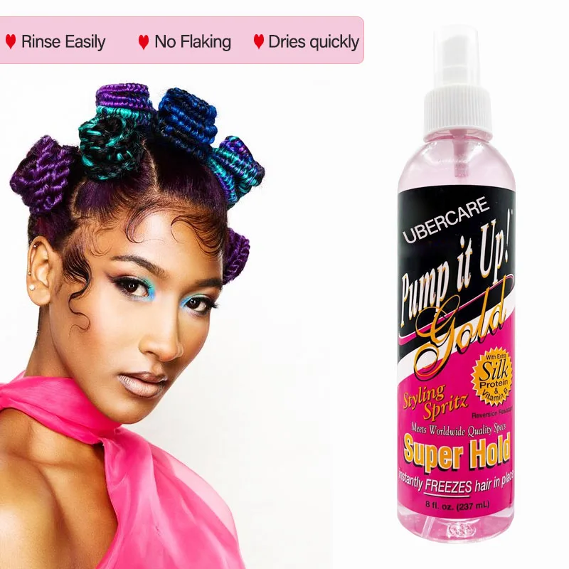 Hot Sale Long Lasting style No Flaking Hair Styling Spray  Frizz Control 3d Hair Style Spray