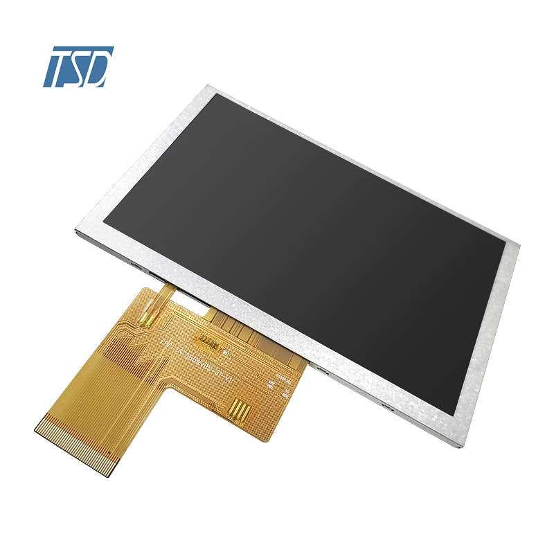 800x480 RGB-24bit Black TFT LCD 5.0inch panel module All viewing screen
