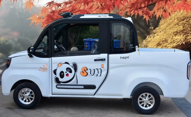 Low price four-wheeled electric vehicles, new energy family cars, scooters, petrol and electricity