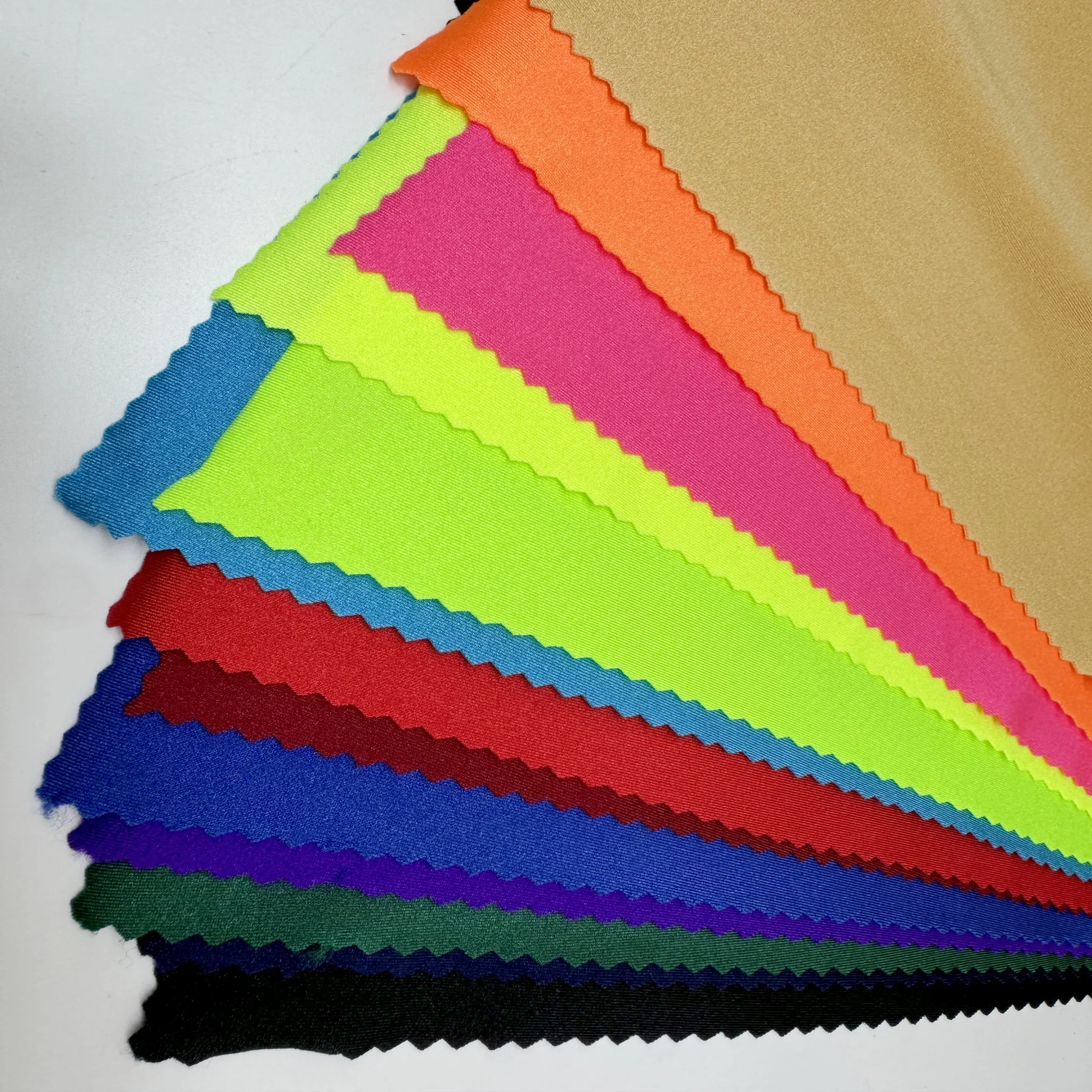 4 way stretch polyamide spandex stretchy knitted seamless swimwear dancewear fabric