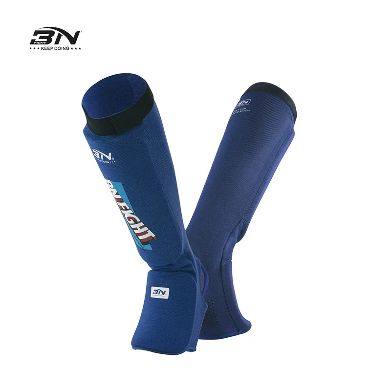 BN UFC Cotton Shinguard Leg Protector Boxing Training Muay Thai Soft Shin Guards for Muay Thai KickBoxing Martial Arts Training