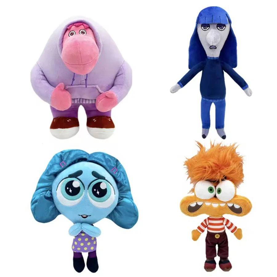 10 figures 2024 new sadness inside out 2 series plush toys doll cute inside out 2 doll cartoon movie inside out 2 plush toy