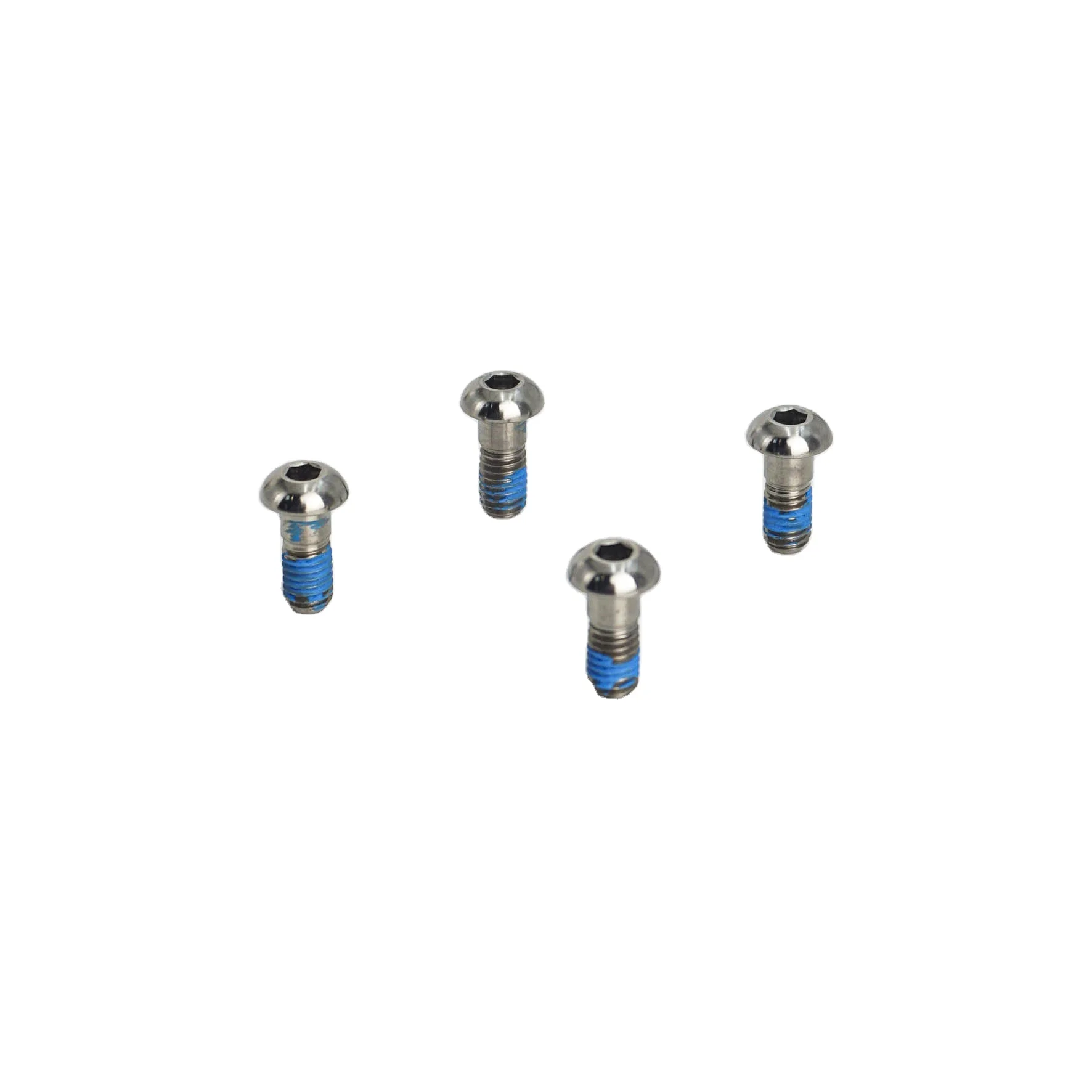 wholesale factory sales pan head button hex screws machine titanium alloy nylok screw antie theft bolt