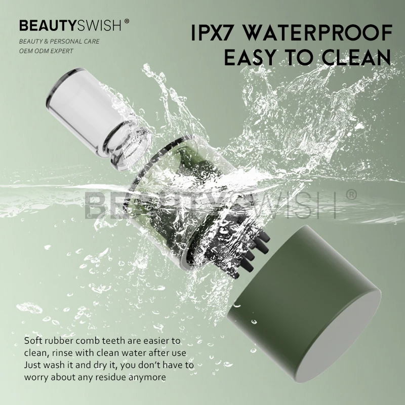 2024 Silicone Scalp Applicator Comb for Medicated Scalp Head Liquid Guide Comb Scalp Massager