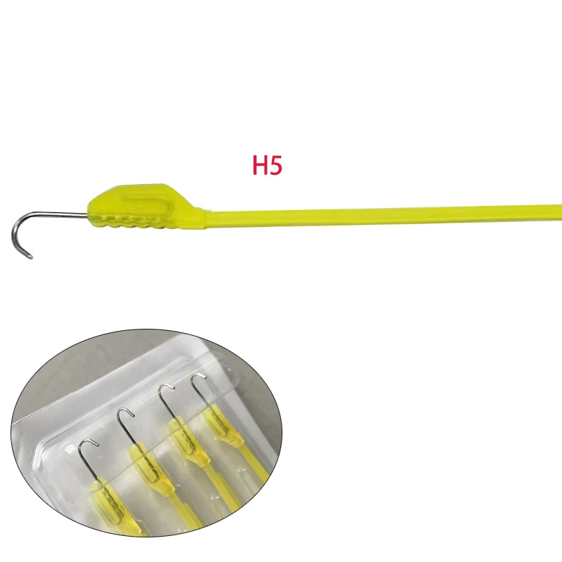 Different types of the retractor ring hook,Surgical genecology pointed/sharped and blunt hook