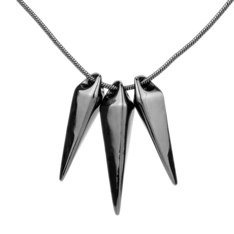 Wholesale Black Panther necklace Black gold fashion pendant necklace clavicle chain necklaces for men