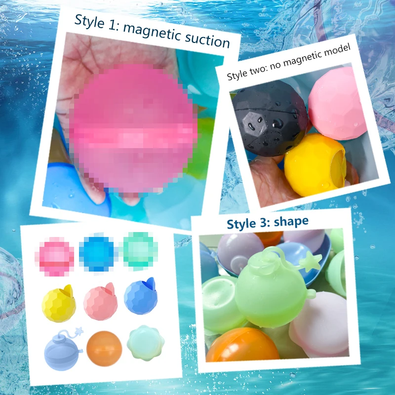 Water Balloons Reusable Outdoor Water Toys Summer Fun for 7 8 9 10 Years Old Kids Outside Water Balls Toys