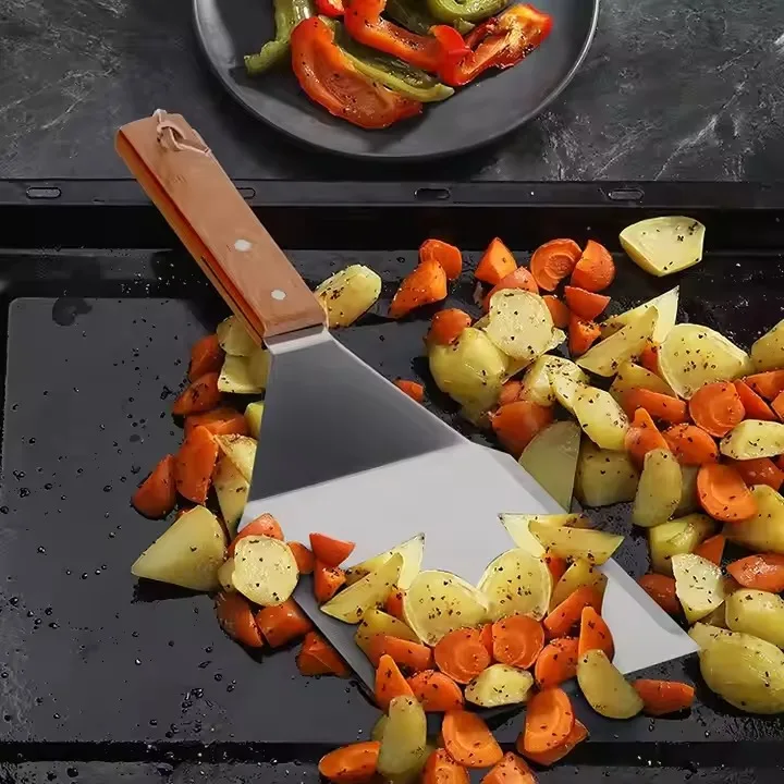 Bbq Grilling Steak Spatula Stainless Steel Burger Turner Steak Frying Pancake Spatula Grill For Cooking Tools