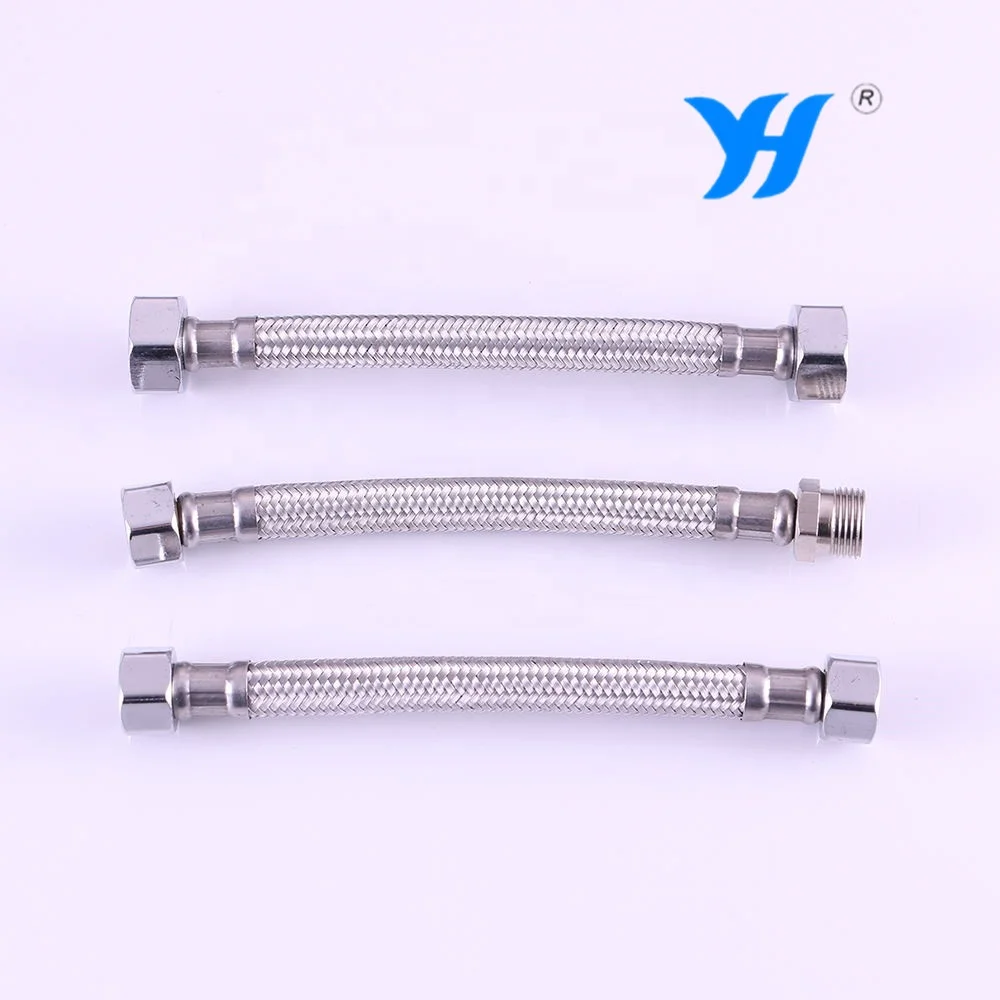 stainless steel braided  flexible hose braided hose epdm for high temperature plumbing hoses