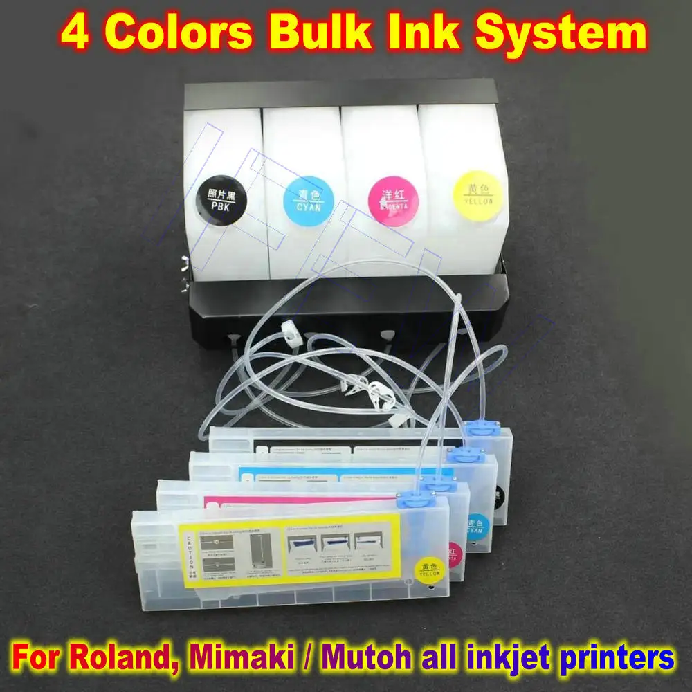 For Roland BN20 Ink Kit Ciss Refill Ink System For Mimaki JV33 JV34 CJV30 JV5 JV3 JV4 Roland BN20 XJ640 XJ740 RA640 Mutoh RJ900