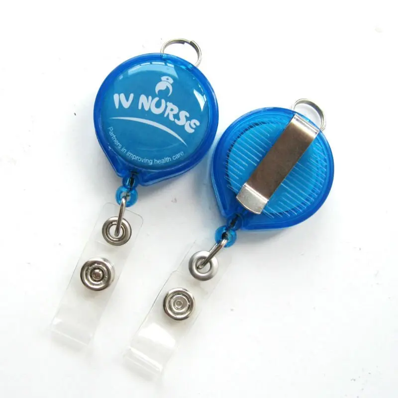 Bestom Customized Retractable Nurse Badge Reel YOYO ID Reel Badge Holder Accessories