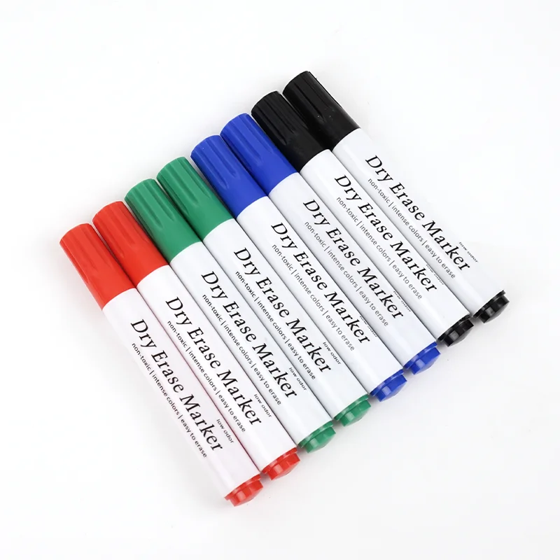 wholesale custom logo 2.8 mm round nib tip quick dry erasable whiteboard marker pen for white board
