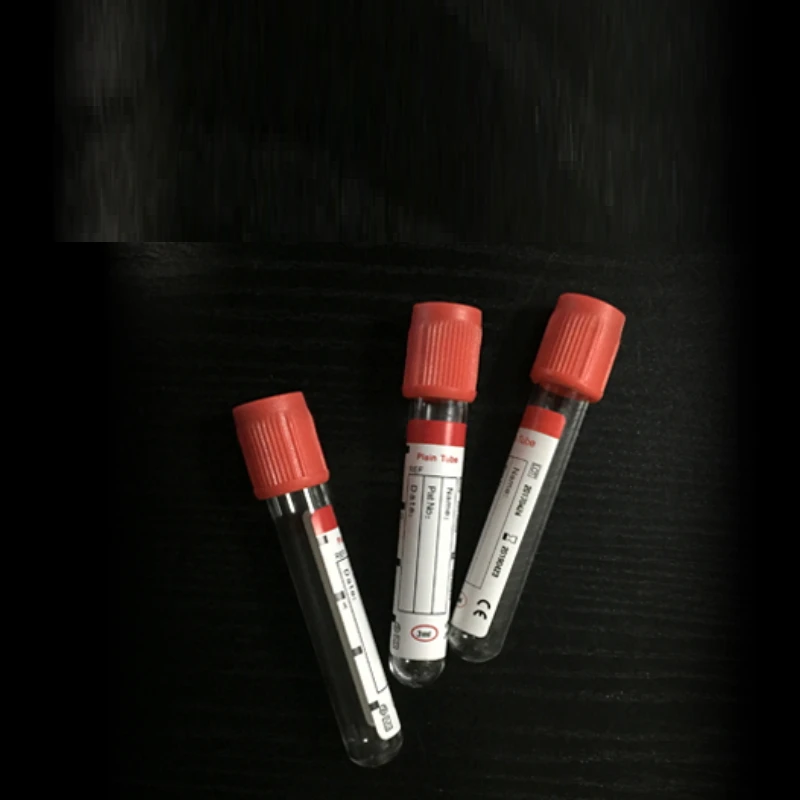 globalroll medical pp disposable 2.5ml 13*55ml pink top test edta k2 K3 non vacuum blood collection tube