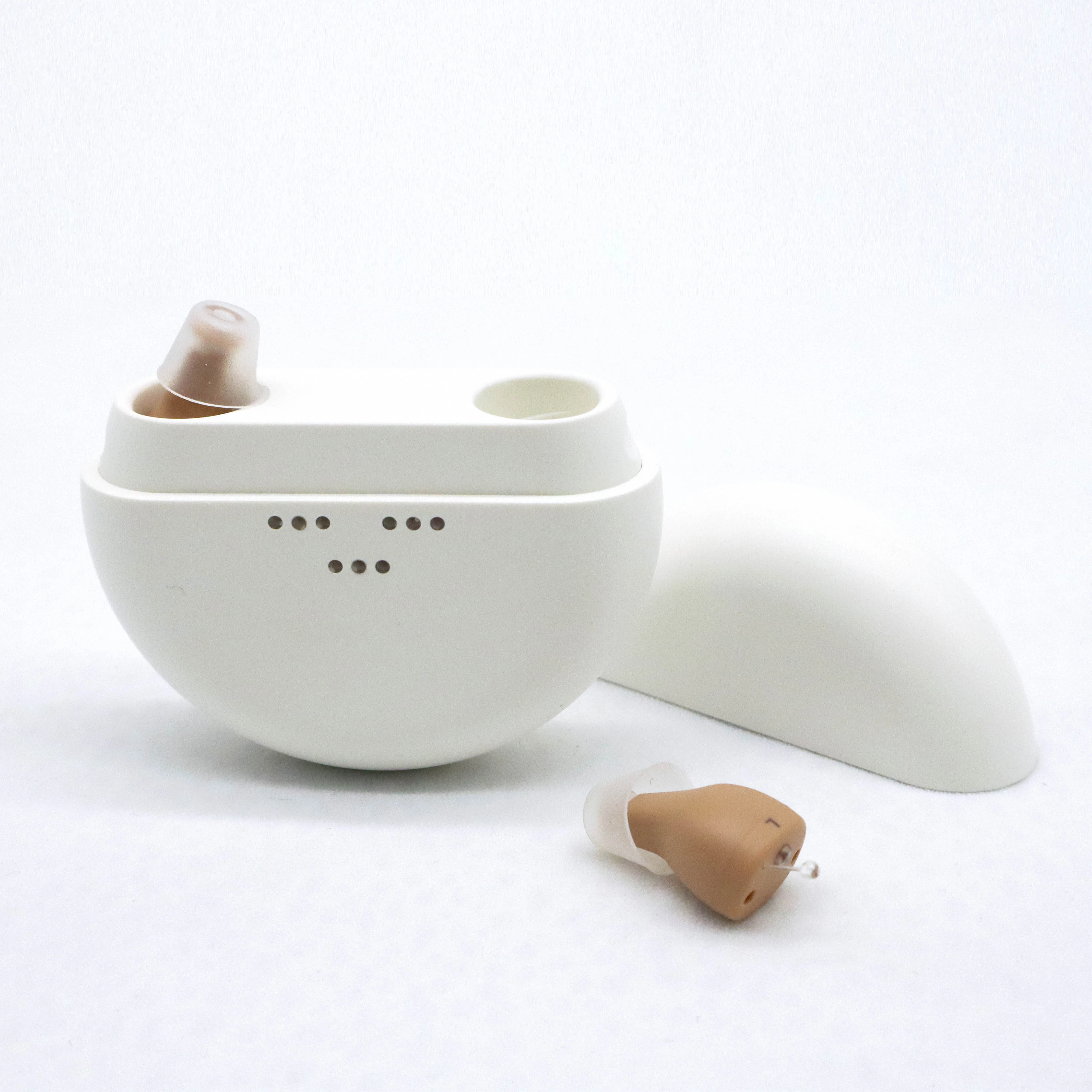 High quality 4 channel rechargeable hearing aid for  hearing loss invisible hearing aids in ear digital programmable