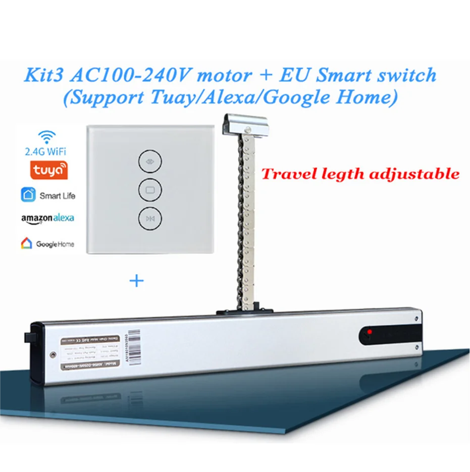 AC 400MM Chain Adjustable Window actuator Automatic Window Open Skylight Motor Greenhouse Driver