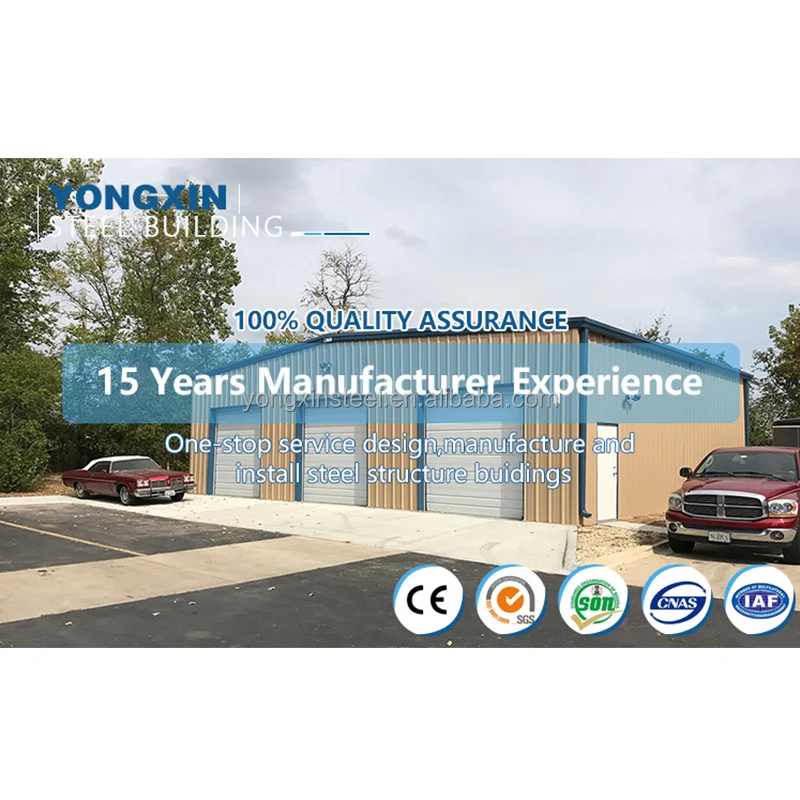 Wholesale Steel Frame Carport Easy Installation Car Parking Solar Panel Waterproof Steel Structure Garage