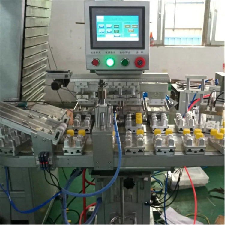 DM 2 Color Bottle Plastic Watch Dial Tampo Pad Printer Printing Machine For Pen