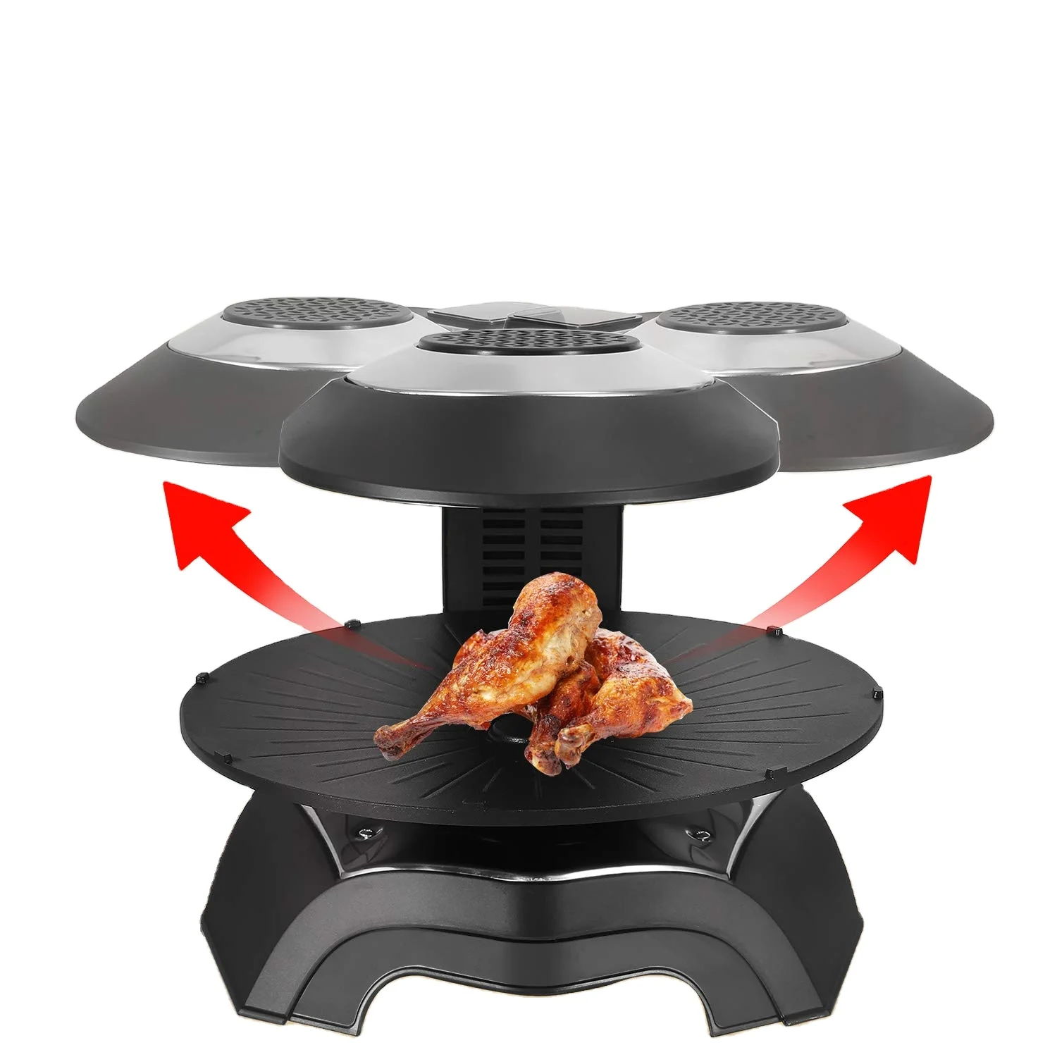 Barbecue Machine Environmentally Friendly Material Electric Grill Far Infrared Technology Intelligent Temperature Control 3D