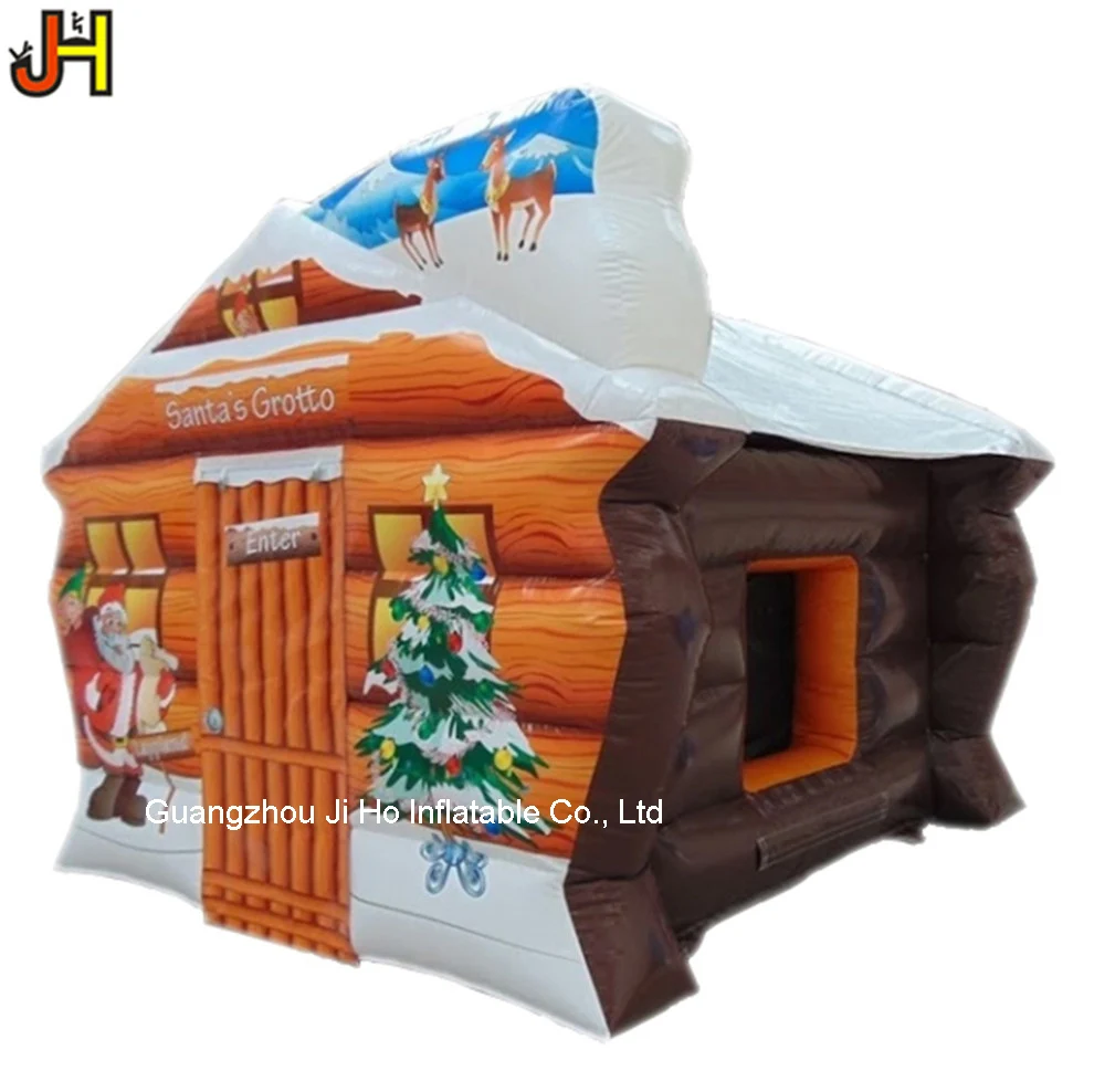 Christmas Decoration Inflatable Santa Grotto Inflatable Gingerbread House Inflatable Santa House