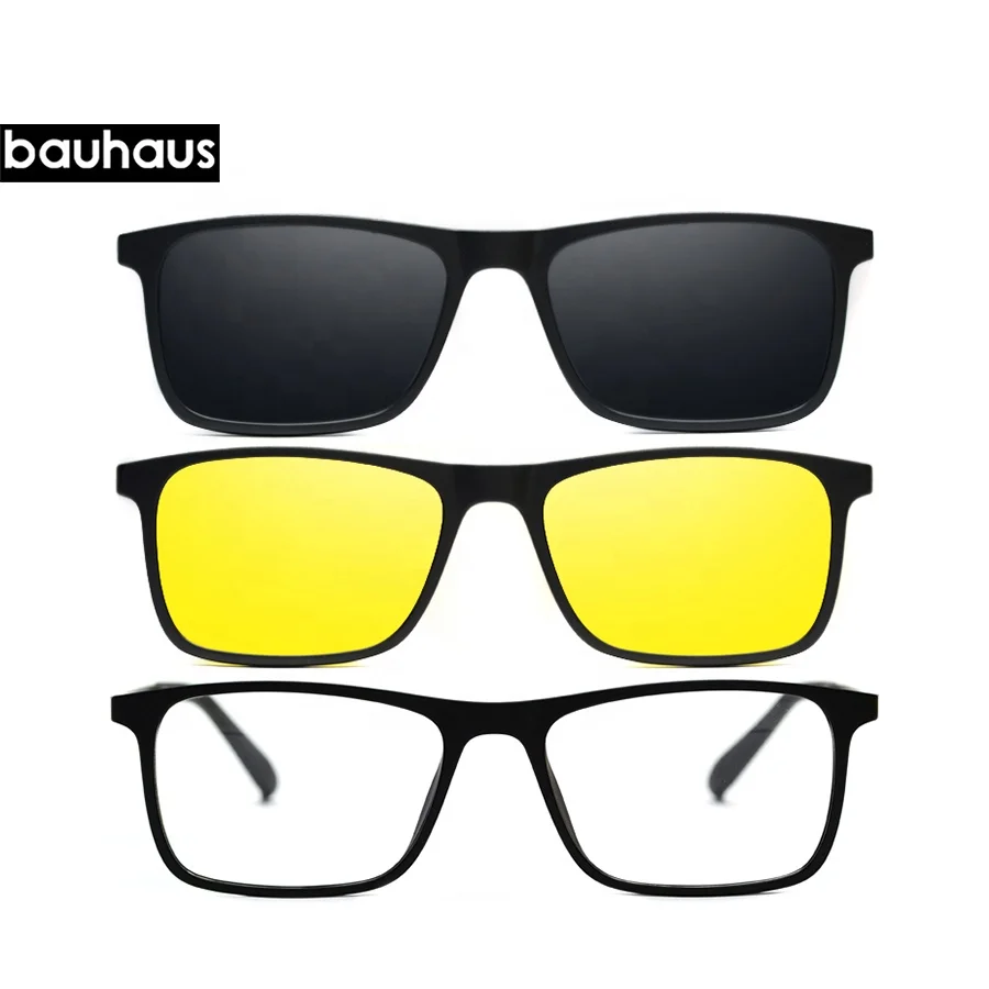 0672 пользовательские Vogue съемные поляризованные линзы, сменные магнитные зажимы на солнцезащитных очках