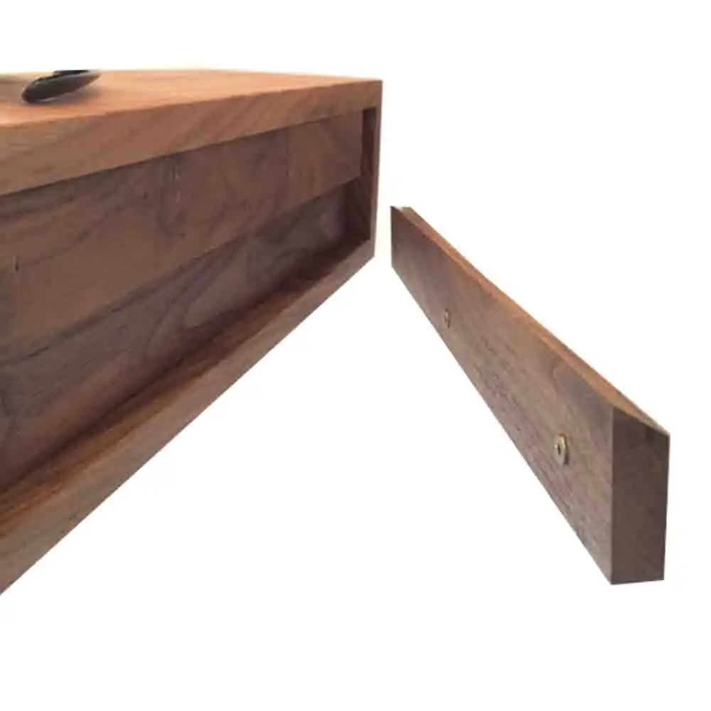 Custom DIY Wooden Cube Book Storage Shelf Double Wall Mount Kitchen Living Room Bathroom Decorative Hanging Flower Pot Holder