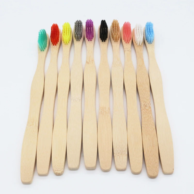 
Thick crank wholesale bamboo toothbrush for adult 