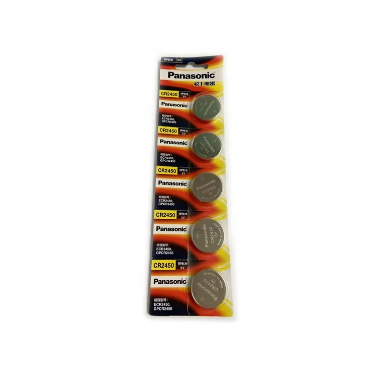  Первичная литиевая батарея Panasonic CR2450 CR2032 CR2025 CR1632 CR2016