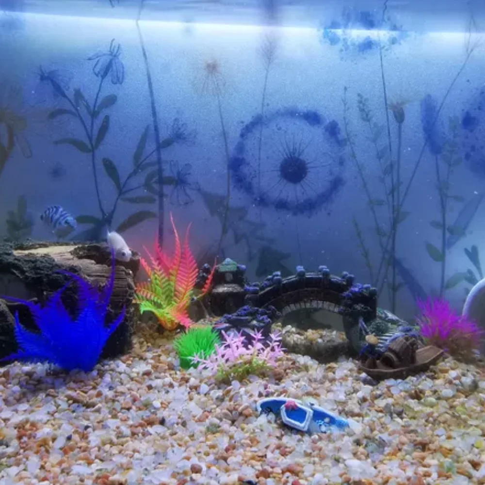 Various Colorful Aquarium Plants Small Size Fish Tank Decoration Artificial Aquatic Plants