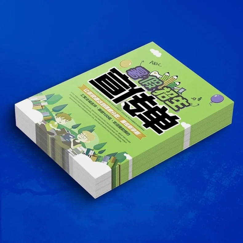 Free design and production of double-sided color page advertising paper folding leaflets brochure