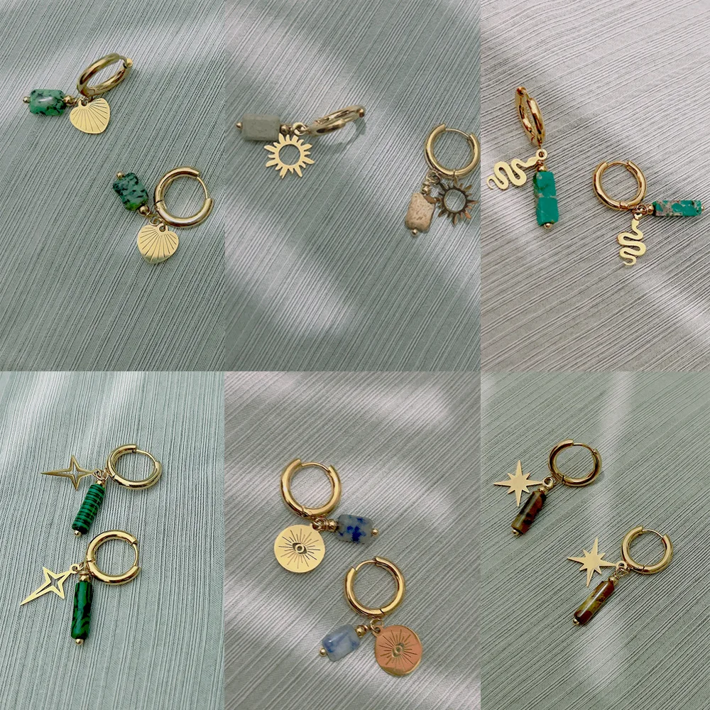 Женские серьги из титановой стали