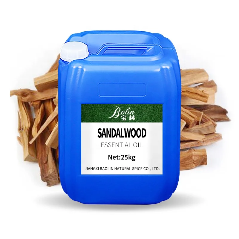 OEM 100% Pure Organic Therapeutic Grade Bulk Skin Hair Sandalwood Essential Oil