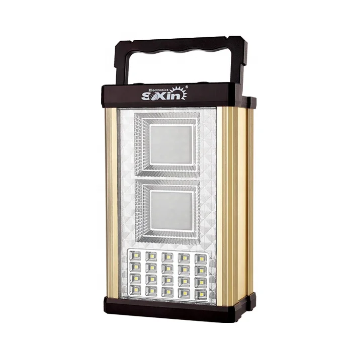 multifunctional metal portable solar power rechargeable emergency light(QM889D)