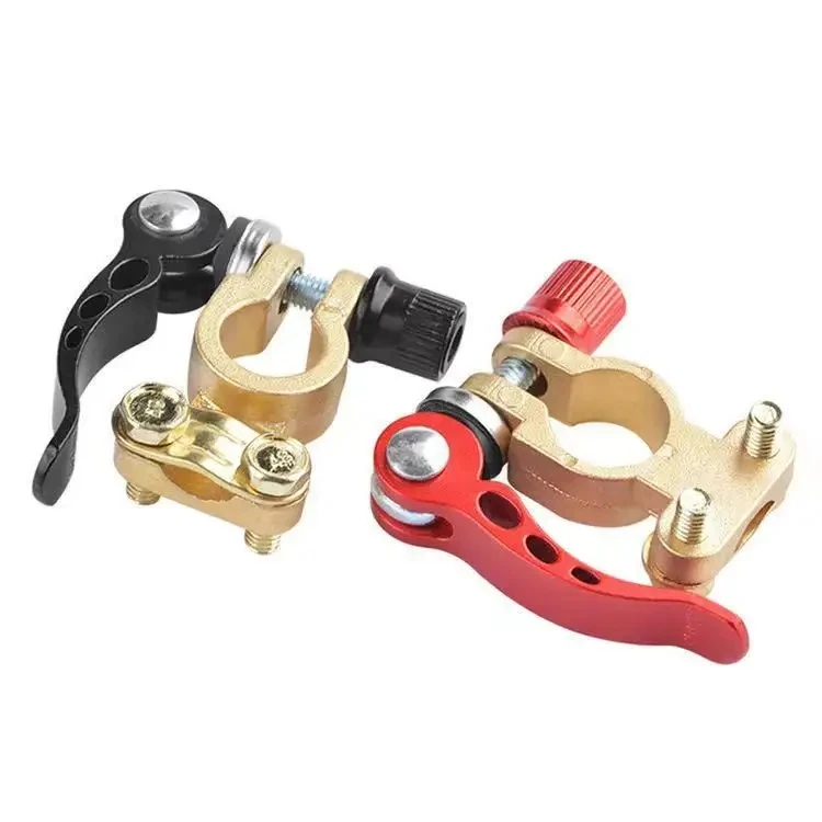 China manufacturers Quick Release Battery Terminal Clamp Connectors Set Car brass Battery Terminals